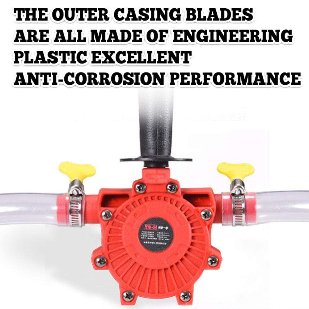 Round Shank Electric Drill Drive Pump Self-priming Household Water Pump Diesel Oil