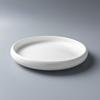Creative Round Nest Plate Ceramic Western Steak Plate Kitchen Household Simple Dinner Plate Afternoon Tea Dessert Fruit Tray