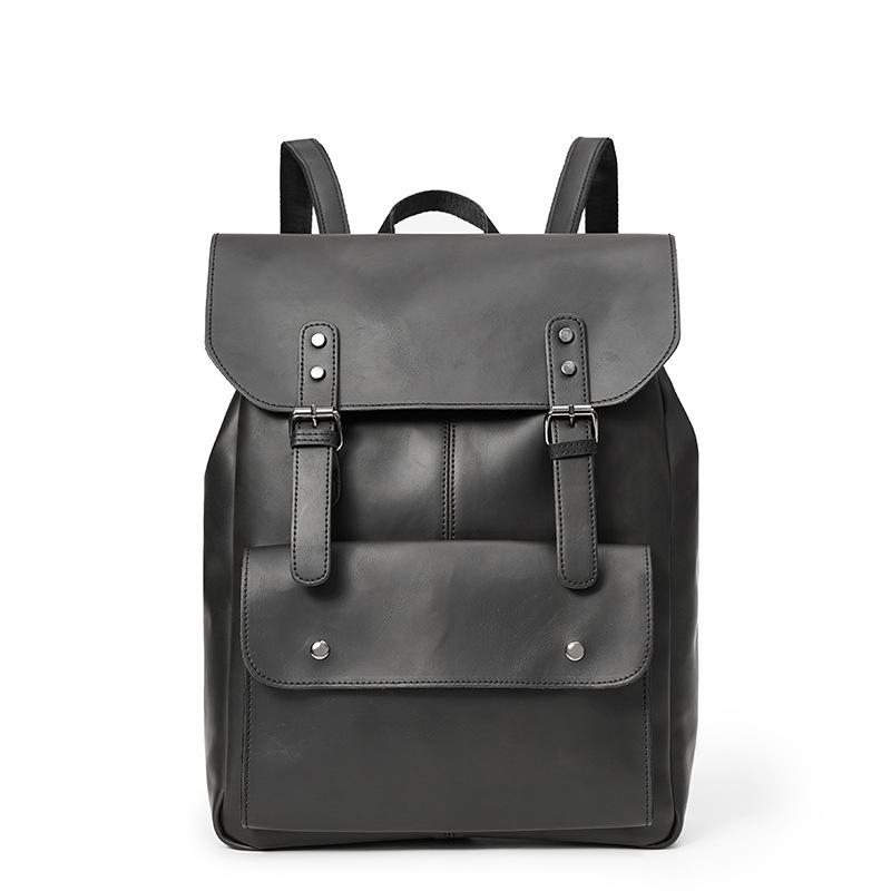 Korean Version Of Retro Simple Backpack, Casual Schoolbag Men'S Bag Men'S And Women'S Couples Backpack Travel Bag Computer Bag