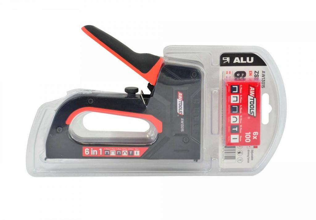 Awtools 4-14 6-Function Upholstery Stapler