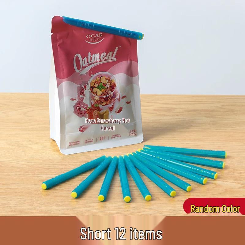 Kitchen Food Storage Bag Sealing Clips for Snacks and Tea