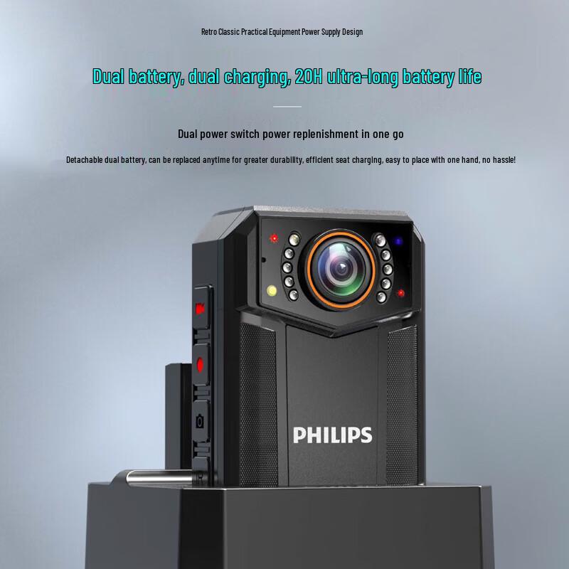 Philips VTR8203 4K Explosion-Proof Body Camera (CN version)
