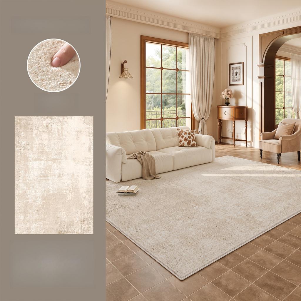Large Area Living Room Decoration Thick Plush Carpet Modern Style Rugs for Bedroom Fluffy Soft Study Floor Mat Home Washable Rug
