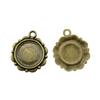 Bezel Base Blanks For DIY Resin Jewelry Fit 16mm Round Cabochon Setting Pendants