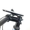 Bicycle Meter Bracket with Shock Absorption 360 Degree Rotatable Design Secure Clamp Bike Phone Mount