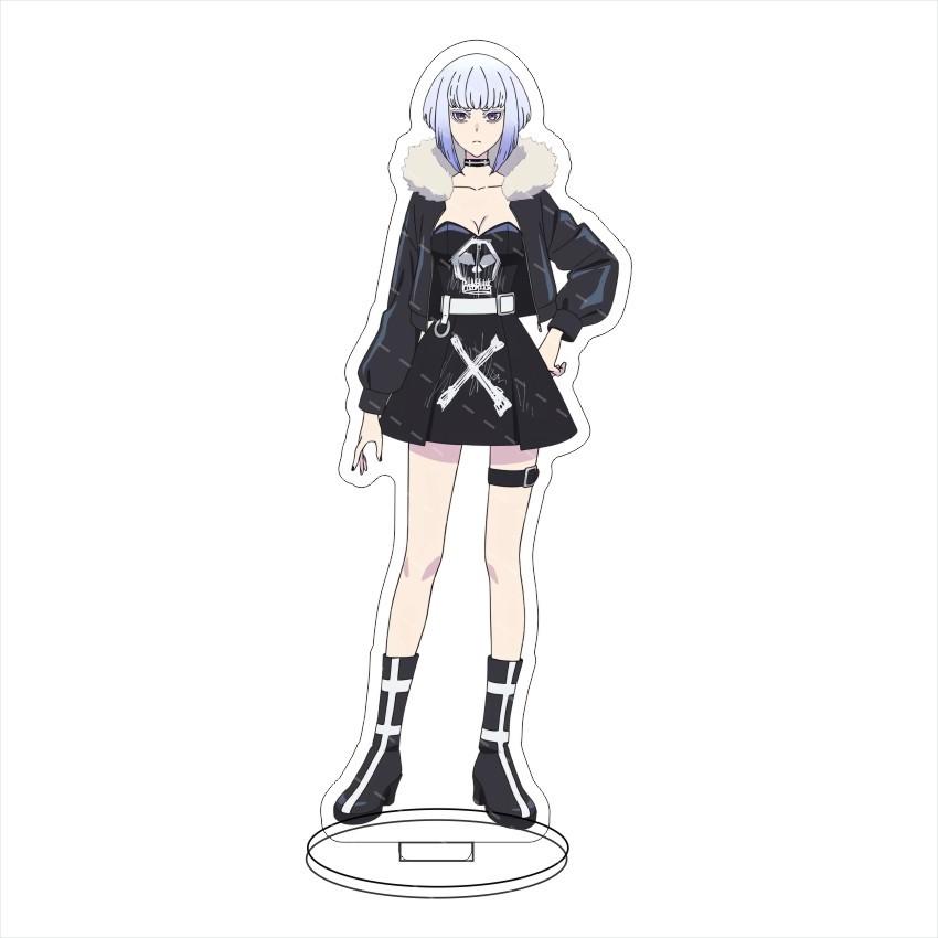 Rock Is A Lady's Modesty Acrylic Stand Model Plate Decoration Originality Desk Figure Display Fans Gift Cartoon Prime Products
