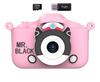 Children's Dual Lens Cartoon Digital Camera with Selfie, Video, Game, and Music Features