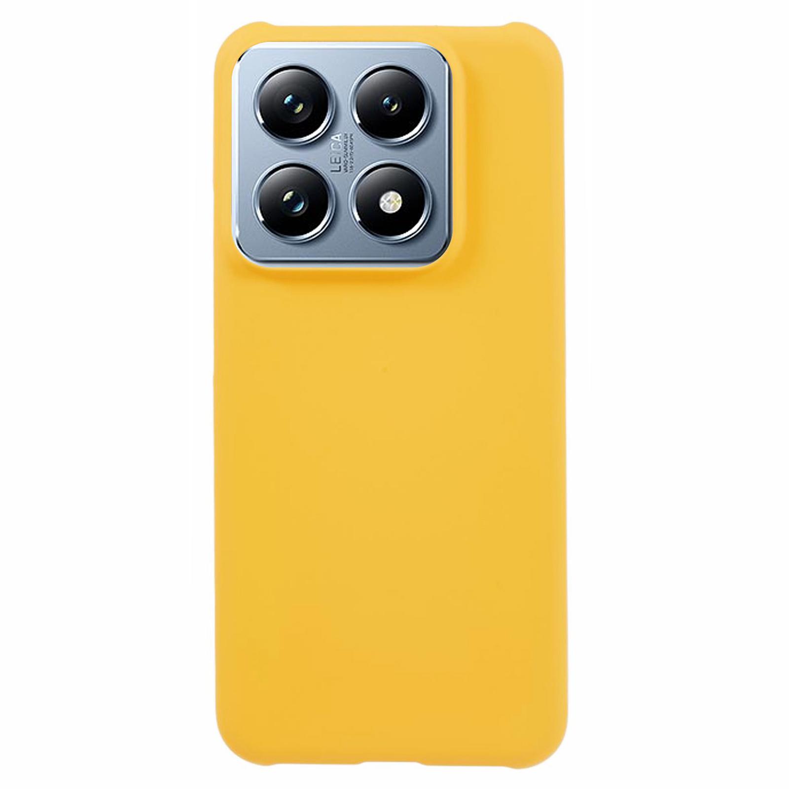 

Для Xiaomi 14T Pro Case Hard PC Frosted Minimalistic Phone Cover Yellow
