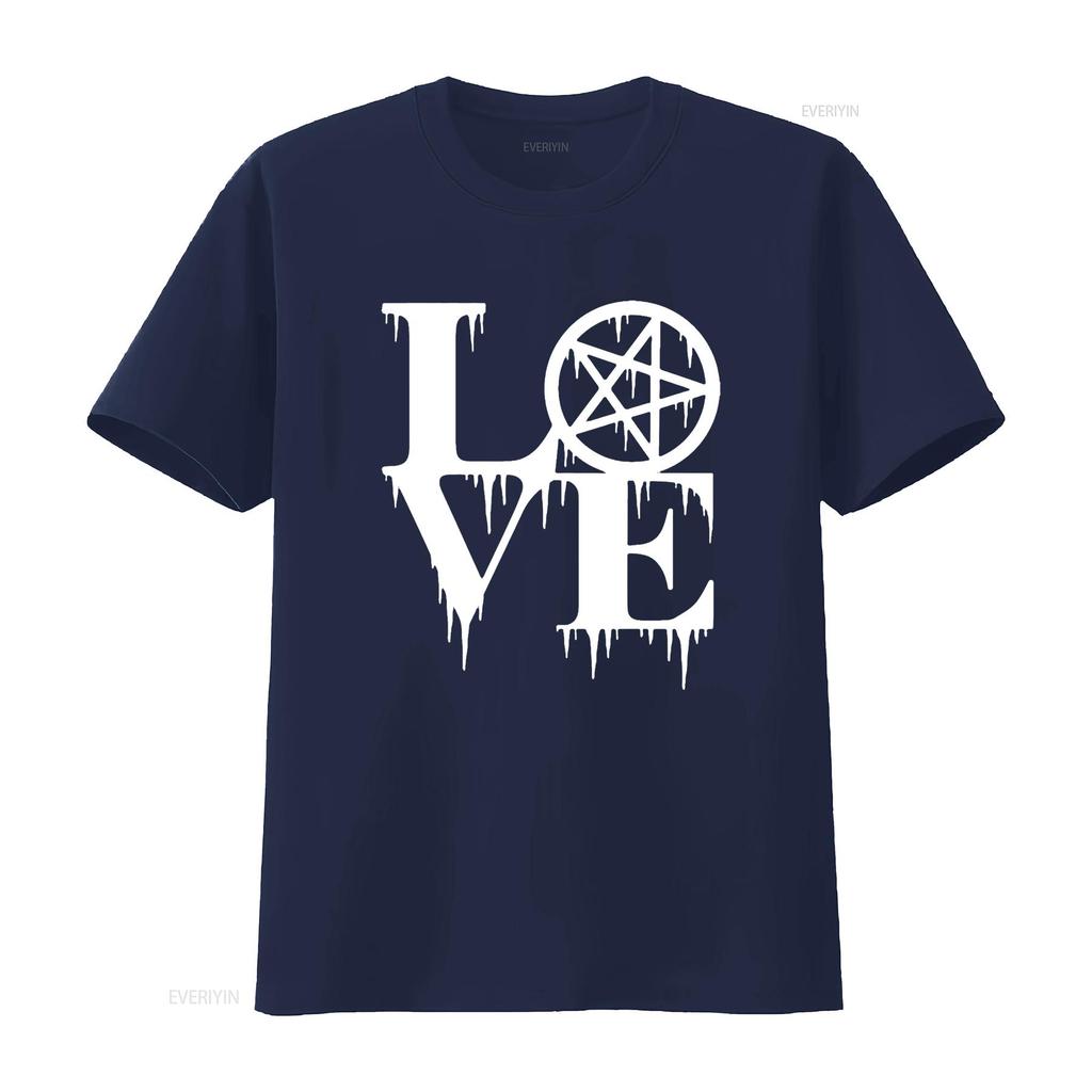 Wiccan pagan and Occult Clothing Love Womens T Shirt Black S vintage Washed graphic Unisex Soft Stylish Comfortable