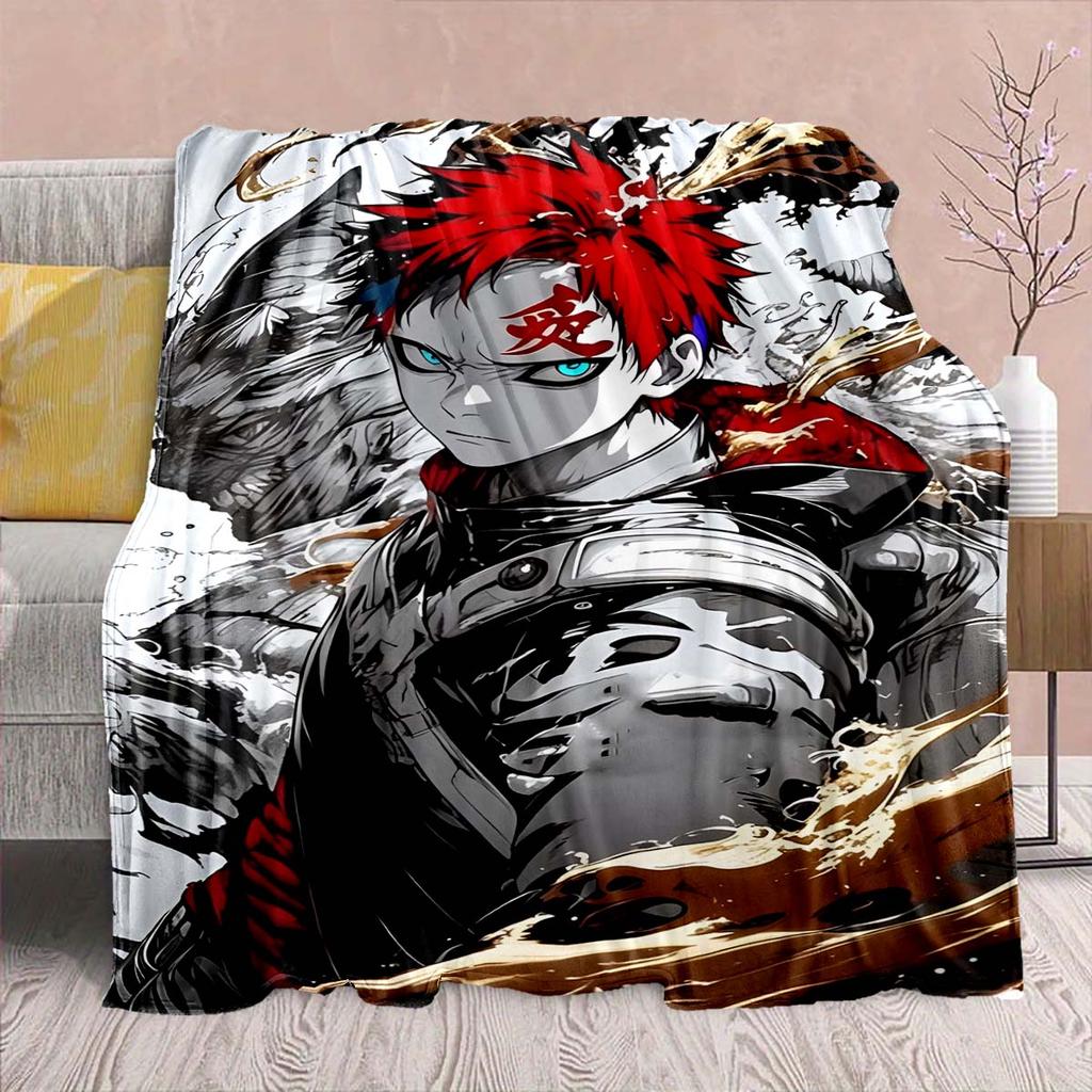 Naruto Anime Flanelová deka - Měkká teplá ideální na pohovku, do postele, na kempování, cestování, do kanceláře, domácí dekorace -QJY
