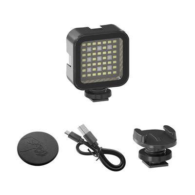 Luce video LED RGB impermeabile da 30 m/98 piedi, mini luce portatile per telecamera, temperatura di colore 5500K, dimmerabile