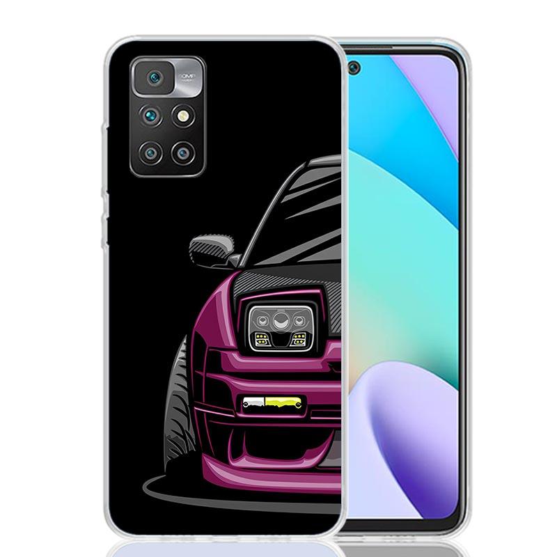 JDM Tokyo Drift Sports Car Male Men Case Phone Cover for Xiaomi Redmi 12 12C 10 10C 10A 9 9C 9A 9T 8 8A 7 7A 6 Pro 6A S2 K20 K30