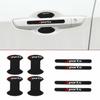 8PCS/Set Car Door Handle Bowl Anti Scratch Sticker Protector Cover Trims Black