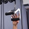 Ergonomic Row Handle Cable Attachment Double D Row Handle Grip Biceps Triceps Back Workout Row Handle for Homes Gym
