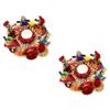Handmade Recycled Material Rajasthani Raja Rani Puppet/Dolls Diyas Tealight/Diya/Diwali Diya/Idol Diyas Holders Gift for Diwali, Home Decor(Pack of 2)