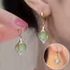 Luxury Style Ear Jewellery Ear Buckle Earring Cat's Eye Stone Earrings for Women