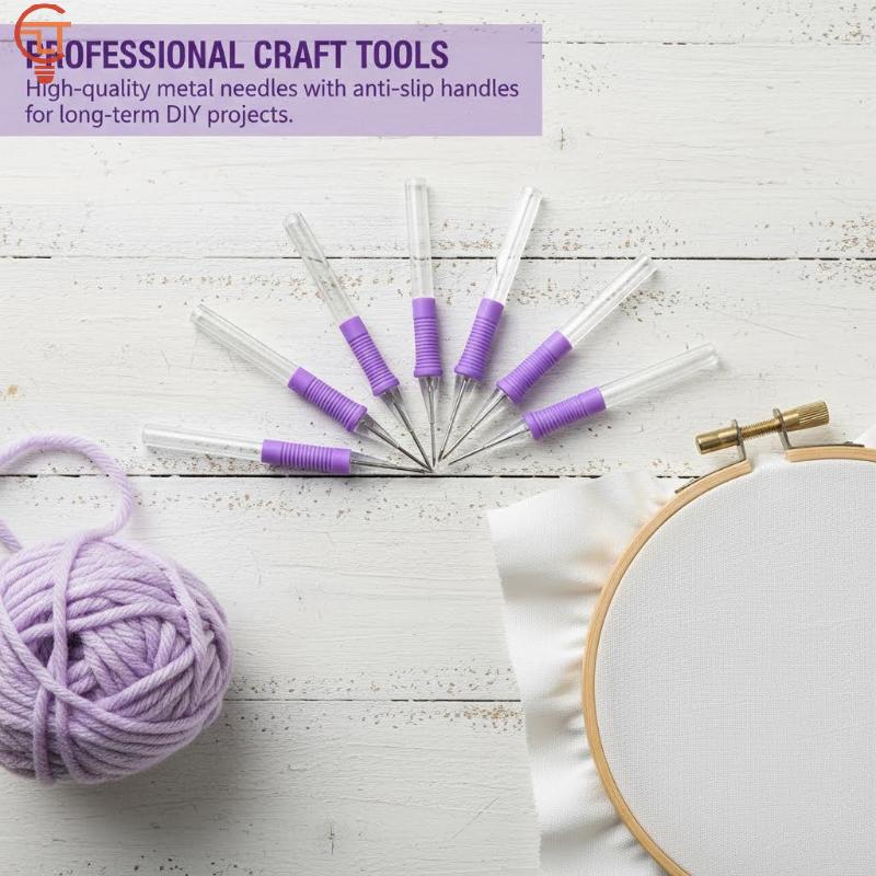

DIY Crafts Durable Punch Needle Embroidery Pen Threader Kit Knitting and Weaving for Handmade Gift Creation 1pc
