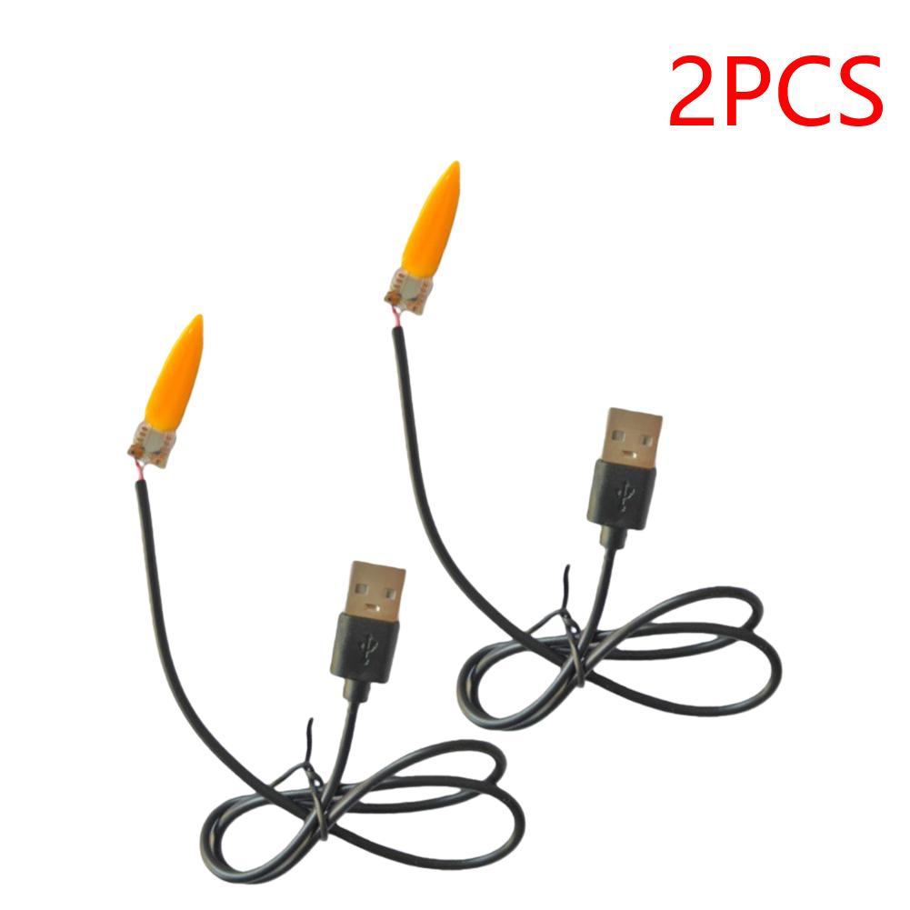 

Flame Lamp Circuit Board with Usb Interface LED Flicker Effect LED Bead Usb Candle Light Creative for Parties Cafes Bars