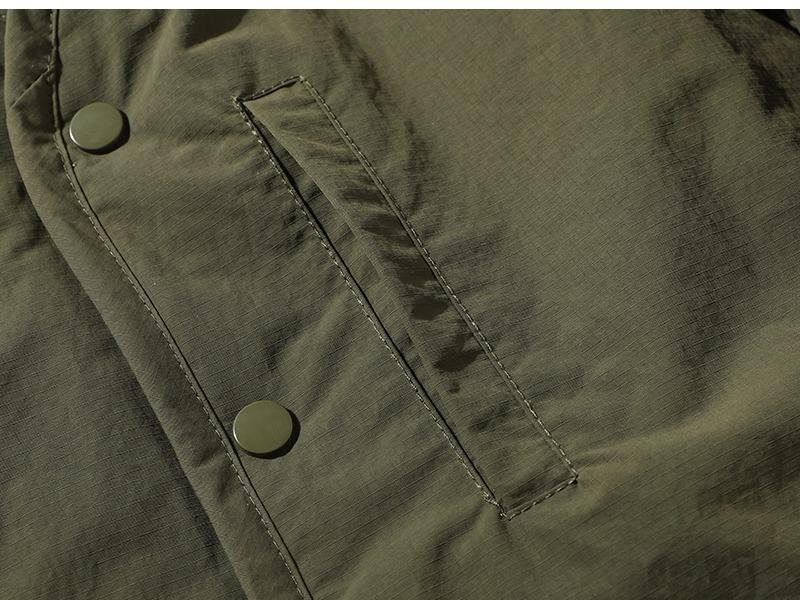 Mens Cotton Jacket Vintage Casual Loose Lightweight Autumn Winter Thick Durable Padded Coat Streetwear Harajuku