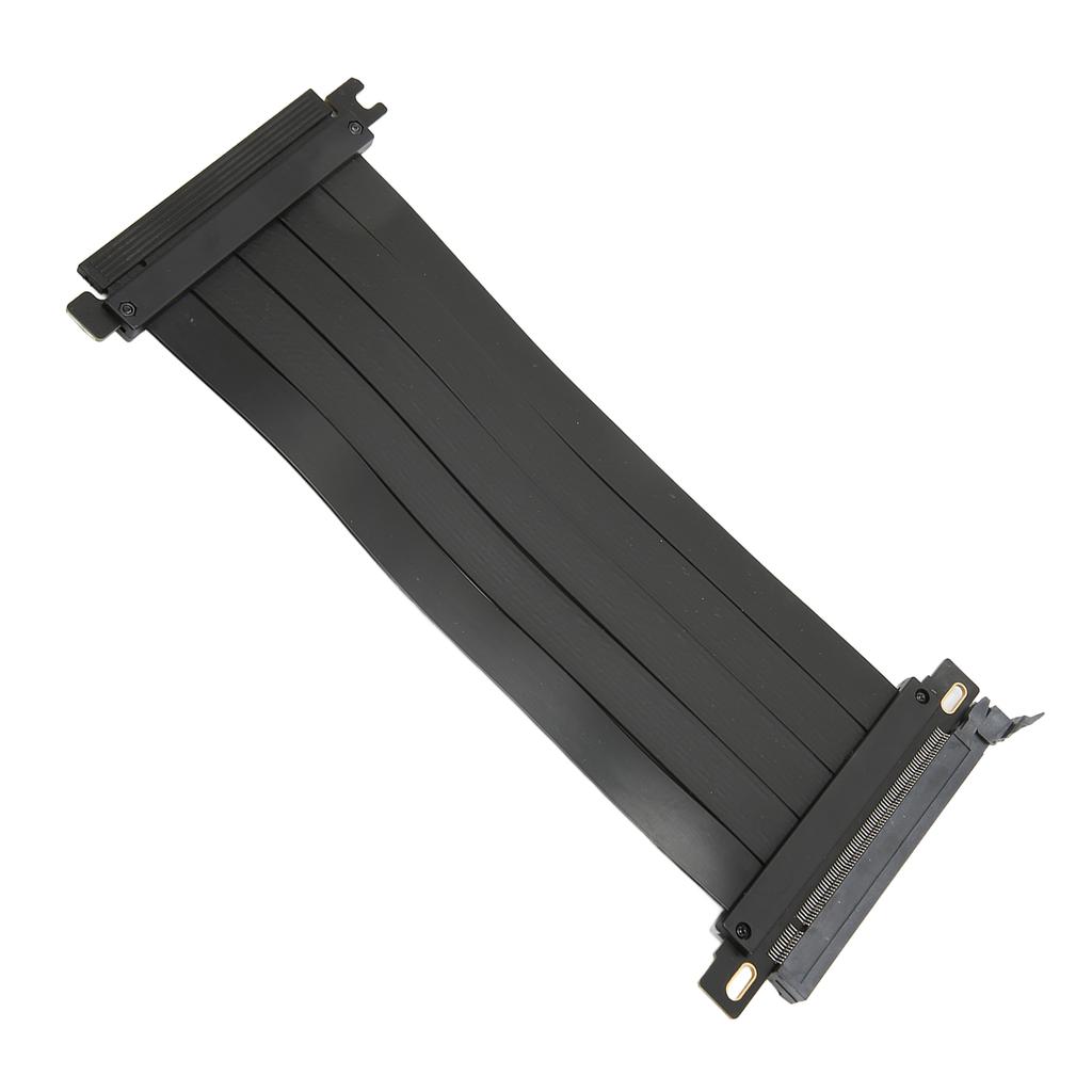 PCIE 4.0 X16 Extender Right Angle 128Gbps Anti Interference Plug and Play GPU Extension Cable for Graphic Card