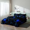 3Pcs Geometric Art Geometry Print Duvet Cover Set, Stylish Honeycomb Motifs Bedding, For Bedroom Dorm Hotel And Household Use