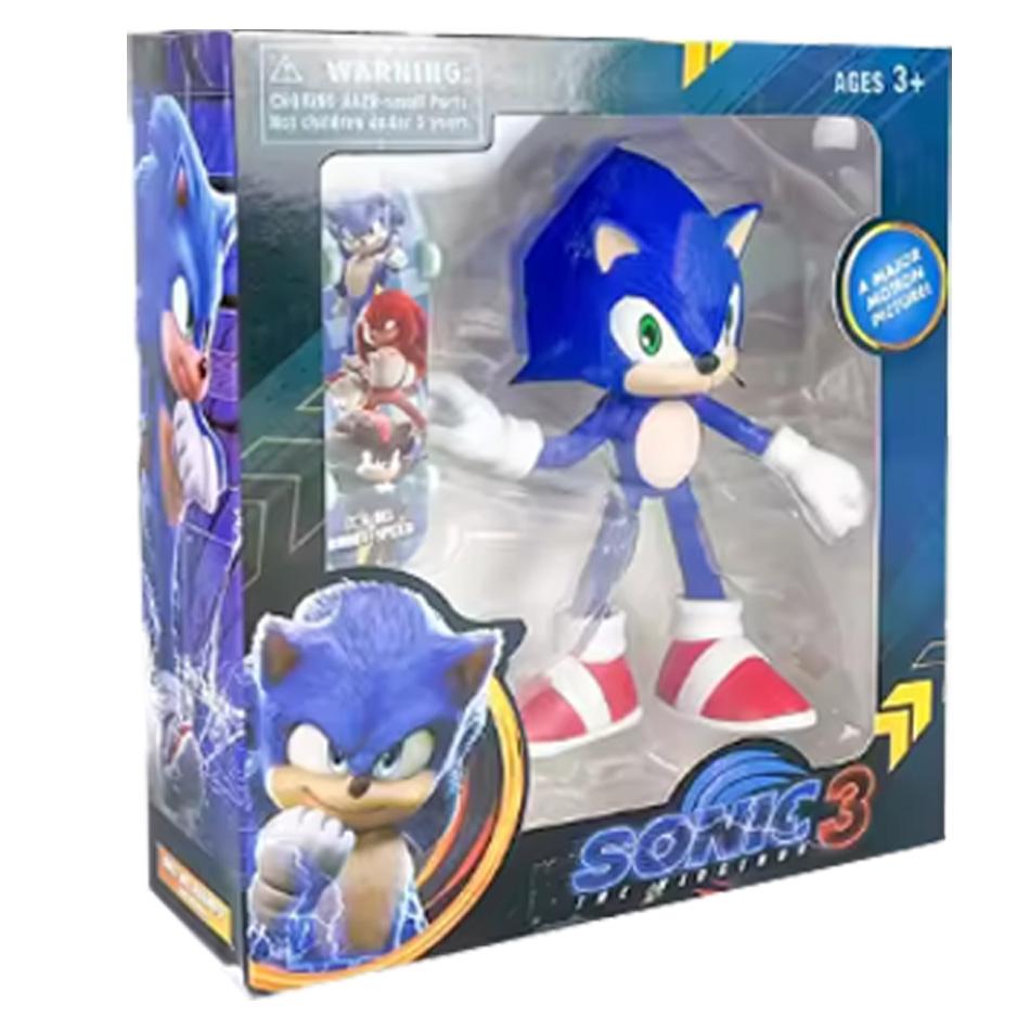 

Sonic Super Mouse Flying Mouse Pvc Figure - Trendy Anime Character Desk Ornament Shatner Cruise Anime Doll Gift