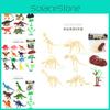 Stunning Pvc Jurassic Dinosaur Figures Collection With Intricate Skeleton Designs For Kids And Adults