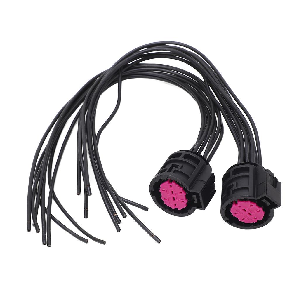 2PCS Headlight Connector Plug Pigtail 68285243AA Stable Connection Wiring Harness Headlamp