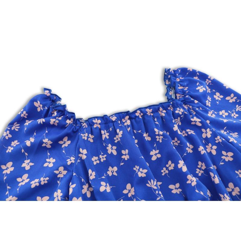 ქალთა სექსუალური შეფუთვა თეძოს ყვავილებიანი საზაფხულო მჭიდრო ტემპერამენტის კაბები