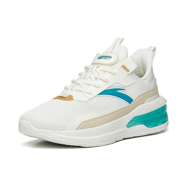 Anta Lifestyle Series Cushioning Breathable Sports Casual Shoes Men Sneakers White Yellow Green 912228877-4