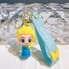 Snow White Elsa Alice Pendant Keychain Cartoon Phone Bag Mermaid Princess Key Chain Jewelry Kids Fans Gifts