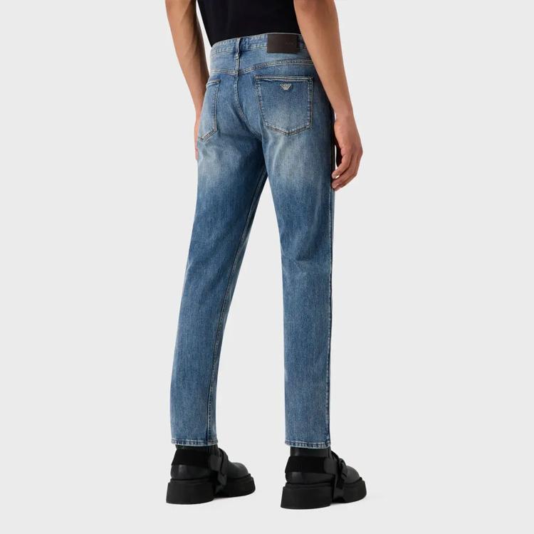 Emporio Armani Stonewashed Slim-cut Jeans 6R1J75-1DQSZ-0943