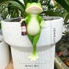 Hanging Flower Pot Edge Frog Decorative Ornaments Resin Hanging Decorative Glass Fish Tank Pendant Miniature Craft