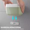 Space-Saving Wall-Mounted Toilet Paper Holder With Tissue Dispenser & Storage-Easy Adhesive Installation Creative Roll Paper Bo