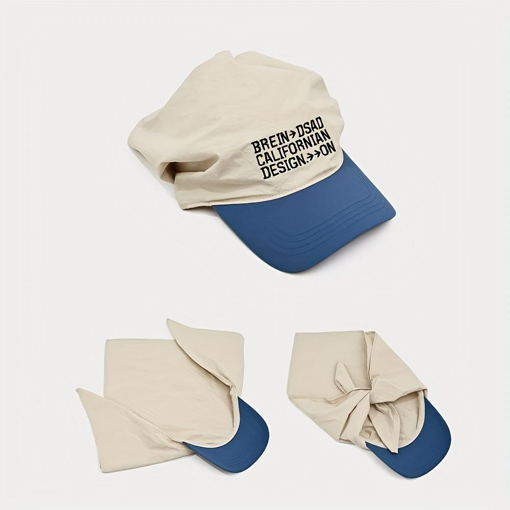 Protection Headscarf with Brim, Comfortable Outdoor Quick-Drying Breathable Baseball Cap, Women Oversize Head Cover