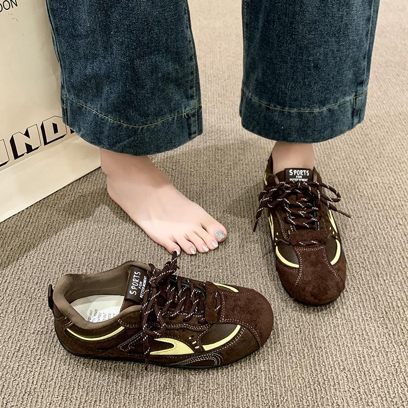 Retro platform German training shoes women's 2025 autumn new soft-soled Forrest Gump shoes casual versatile outdoor sports mountaineering shoes