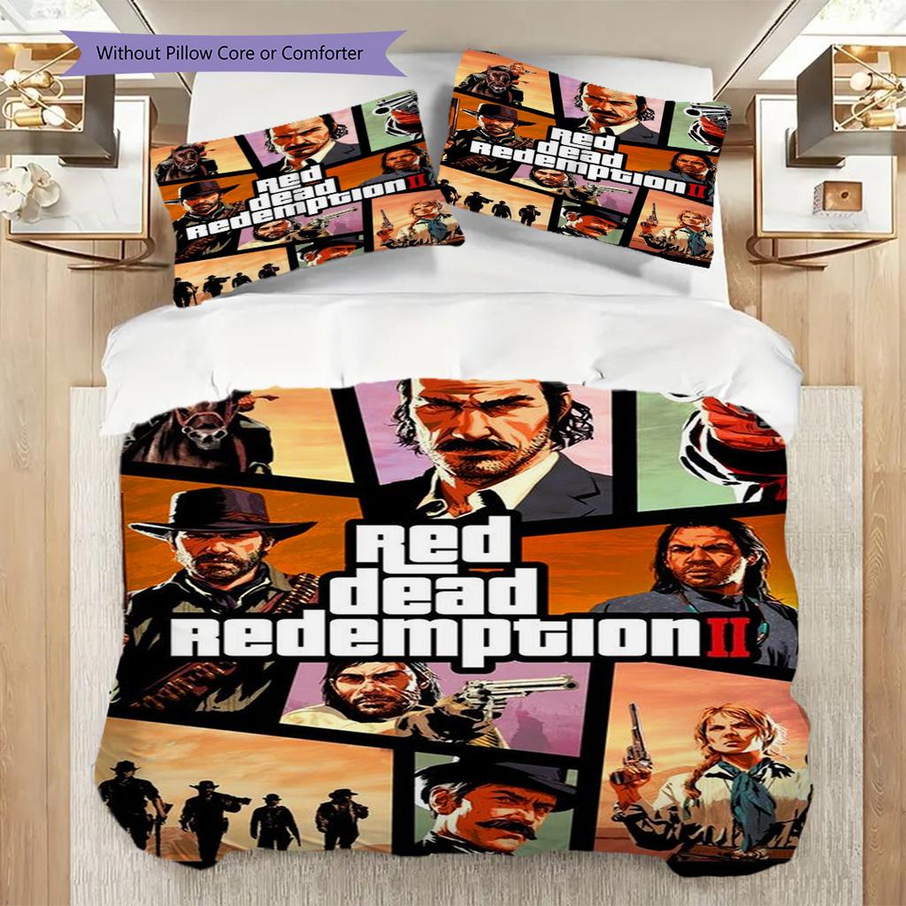 Grand Theft Auto Iv Urban Chaos Bedding 1 Duvet Cover 2 Pillowcase Without Core Soft And Comfortable Bedding Set Christmas Birthday Gift