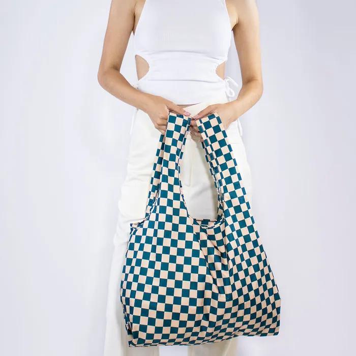 [KINDBAG] Checkerboard Reusable Medium Kind Bag