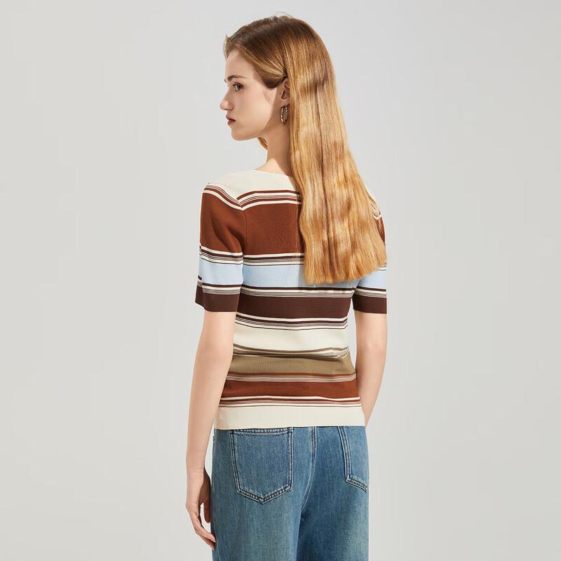 Women's Versatile Short-Sleeve Knit Top