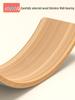 Wooden Curved Balance Board for Indoor Sensory Training - Interactive Two-Person Educational Children's Smart Seesaw.