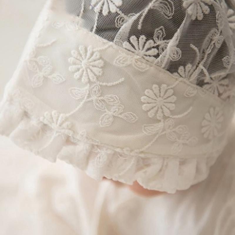 Cute Baby Girl Infant Soft Bonnet Cap Summer Lace Flower Newborn Baby Hat Princess Toddler Sun Hats Newborn Photography Props