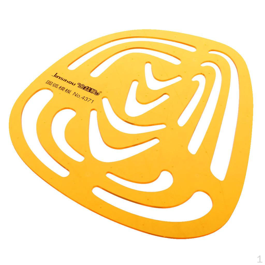 

Пластиковая линейка шаблонов нестандартных чертежей для канцелярских принадлежностей инженера