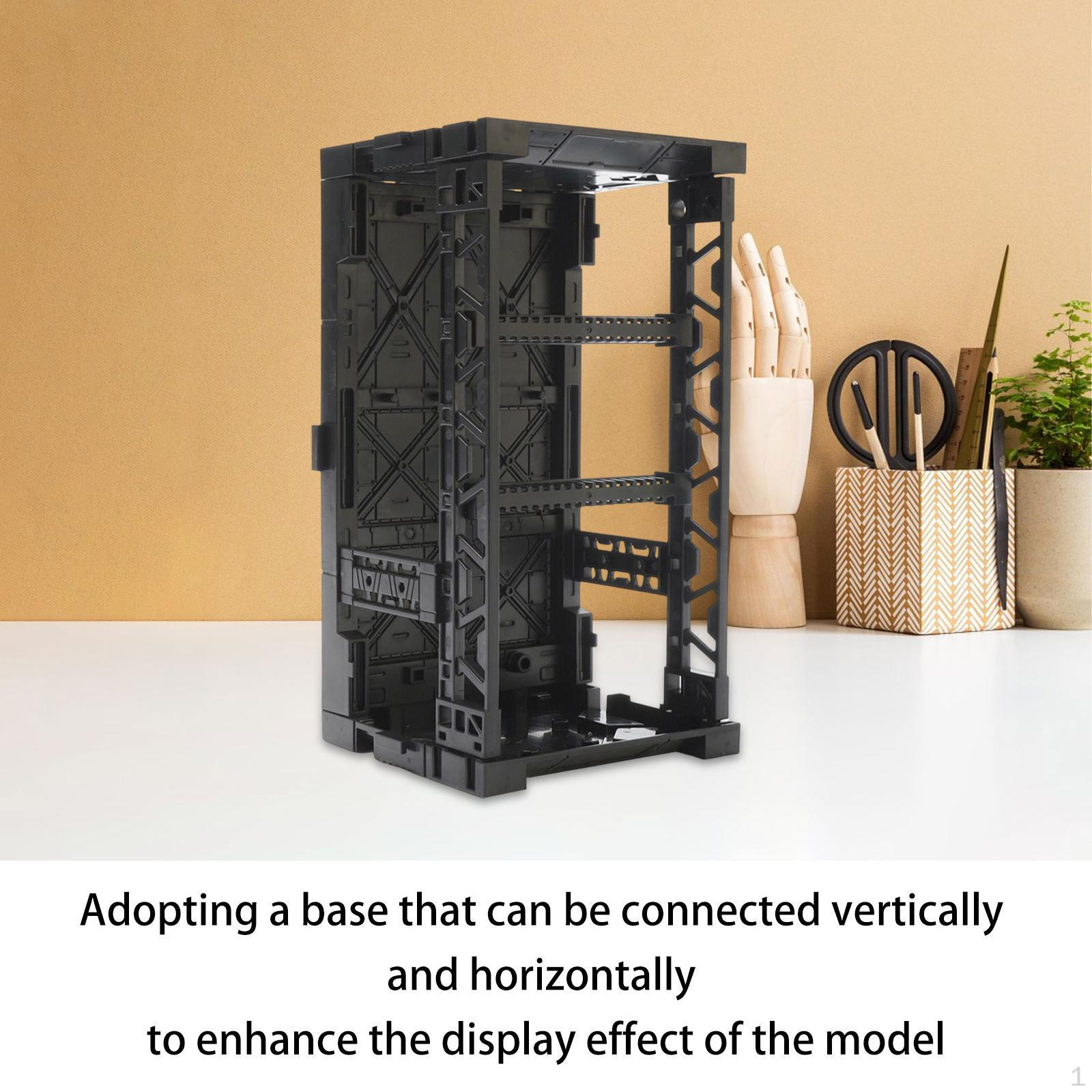 

Коробка-подставка для демонстрации аниме-фигурок с крышкой 5,5x9x18,8 см, многоцелевая для организации с прозрачным обзором