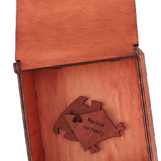 Powody, dla których Cię kocham Prezent dla chłopaka dziewczyny męża żony Romantyczna układanka w kształcie serca w drewnianym pudełku 20 powodów Prezenty dla par na Walentynki