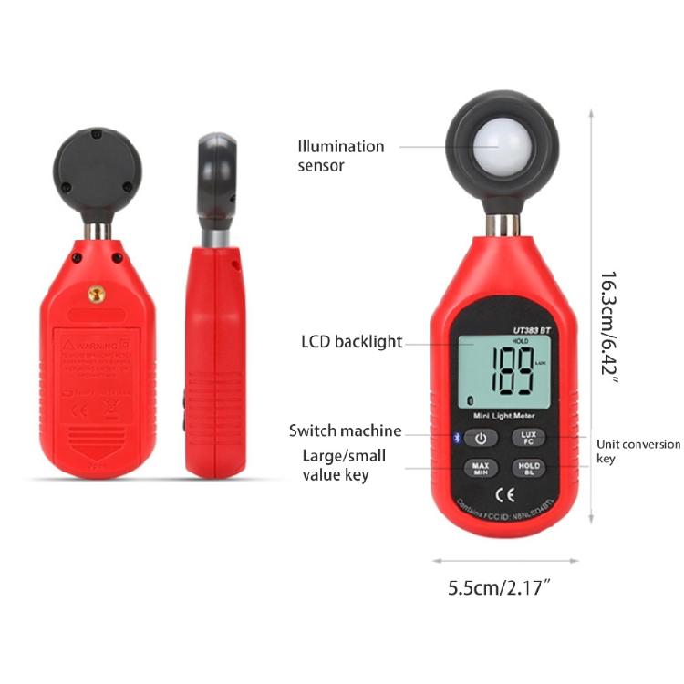 Light Meter for Lux Meter Digital Illuminance Light Meter for Plants Handheld Me