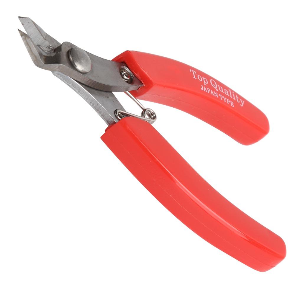 Red Handle Flush Cutter Stainless Steel Side Cutter Cutting Nippers  Hand-Made Jewelry