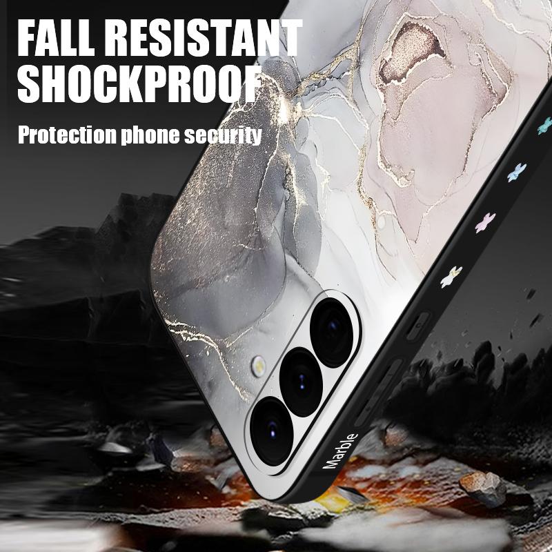 Marble Pattern Phone Case For Samsung Galaxy S26 S25 Ultra S24 S23 S22 Plus S21 FE A15 A16 A17 A35 A36 A54 A55 A56 5G Soft Cover