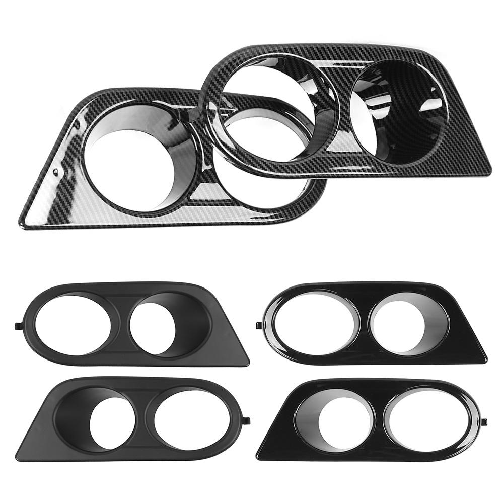 Bumper Foglight Guard Front Bumper Foglight Cover Dual Holes Car Accessory Fit for E46 M3 2001‑2006 Front Foglight Cover