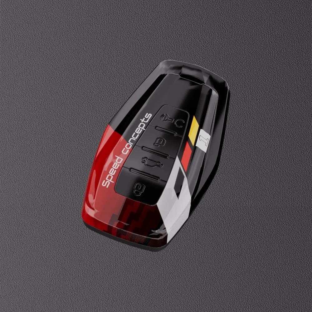 New Abs Car Key Cover Case Shell For Geely Coolray X6 Geometry C Emgrand Global Kulrey Hawk Gx7 Okavango Auto Key Accessories