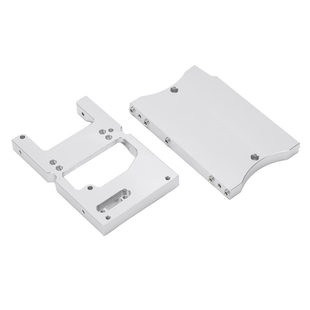 Aluminum Alloy Steering Gear Compartment with Tail Beam Set for MN D90 MN98 RC Car Upgrade Parts